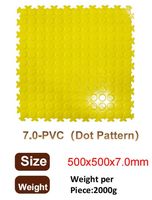 Baldosas de PVC de Grado Industrial Modernas para Pisos de Garaje, Resistentes a Ácidos y Álcalis, Colores Personalizables, Venta al por Mayor para Fábricas