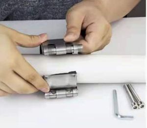 <span class=keywords><strong>2025</strong></span> dn200 8inch nhanh chóng kết nối dễ uốn sắt duy nhất ban nhạc thép không gỉ ống nước nối rò rỉ sửa chữa kẹp - Product Image 5