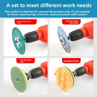 JOWIN – Kit de conversion 5 pièces pour perceuse électrique et meuleuse d'angle, accessoires multifonctionnels pour polissage et découpe