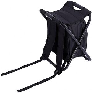 BSCI Factory 3 in 1 <b>Cooler</b> <b>Backpack</b>, Foldable Fishing Chair, Portable <b>Backpack</b> Chair With Fabric <b>Cooler</b> Bag - Product Image 2