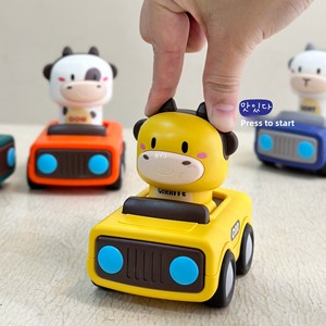 Macchinina Giocattolo in Plastica per Bambini, Divertente Interazione Genitore-Figlio, Cartone Animato Spingi e Scivola per Bambini dai 13 Anni in su - Product Image 4