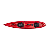 Kayak Tandem 2 places, structure simple et pratique, coque en PE importée, idéal pour la pêche récréative et la compétition.