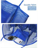 Miles femmes grand sac à bandoulière épicerie maille fourre-tout sac de plage pour Shopping Gym pique-nique sac de plage
