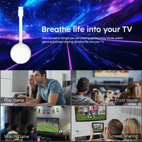 Usine Nouveau Modèle Blanc Bâton 4K Android 14 H313 1GB 2GBRAM 8GB 16GB ROM Android 10.0 Wifi6 Smart Fire TV Stick Set-Top Box