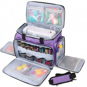 Free Sample Travel <b>Sewing</b> Accessories Kits <b>Supplies</b> Tote Bag Large Waterproof <b>Sewing</b> Machine Carrying Case - Product Image 1
