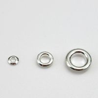Œillets en argent sterling 925 en gros pour perles à grand trou, perles de culture et pierres précieuses