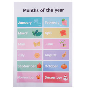 Póster decorativo para niños en español, personalización de iluminación, aprendizaje, jardín de infantes, educación, escuela, aula, impresión de carteles - Product Image 2