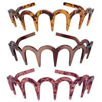 PDANY Nouvelle Arrivée Europe Amérique Mode Accessoires pour Femmes Couleur Unie Simple Bordure Fine Acrylique Plastique Bandeau pour Femmes