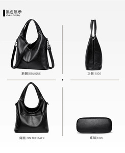 High Quality Designer Custom Logo Tote <b>Bag</b> Solid Pu Leather Lady <b>Bags</b> Women Crossbody Ladies Handbag for Women - Product Image 6