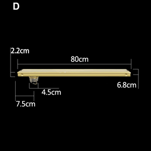 Utilisation de la salle de bain Douche <span class=keywords><strong>Drain</strong></span> de Plancher, Rectangle Verticaux Préfabriqués Descentes D'eau Pluviale - Product Image 3
