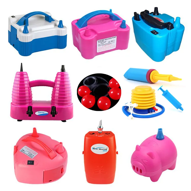 Factory hand Electric balloon blower twister pump electric inflator for long latex balloon bobo balloon