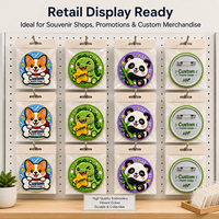 Broches en chenille personnalisées OEM, badges de dessins animés et d'anime, patchs de créateur en fer blanc, broches animales, pour la décoration de vêtements et de sacs à dos, vente en gros