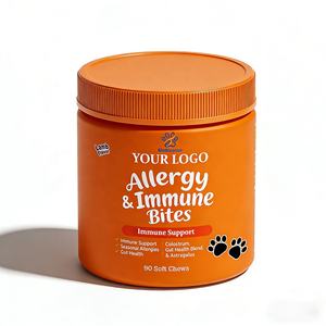 ओएम/ओटम कुत्ते एलर्जी राहत chews, खुजली त्वचा और कान के लिए कुत्ते प्रोबायोटिक्स, कोट एलर्जी के लिए एलर्जी समर्थन विटामिन - Product Image 1