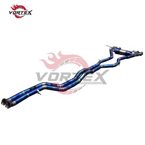 Échappement Catback VORTEX OEM Grade 5 Ti Rainbow à soupapes pour BMW F80 M3/F82 M4 3.0T 2014-2018 Performance de course - Product Image 5