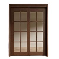 Porte coulissante et pliante en bois insonorisée de style japonais moderne, prix d'usine, finition de qualité supérieure pour appartements