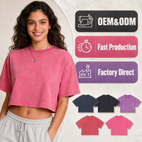 Vente en gros de t-shirts courts décontractés pour femmes, t-shirts personnalisés avec logo, fabrication d'usine de mode pour femmes