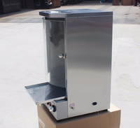 Acier inoxydable Moyen-Orient Électrique/Gaz Poulet Viande Barbecue Rotatif Kebab Grill Shawarma Machine avec Armoire