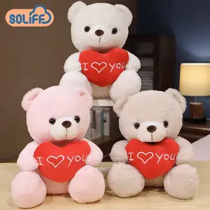 Jouet ours en peluche fabrication de jouets en peluche ours en peluche personnalisé avec différentes couleurs jouet ours en peluche vente chaude