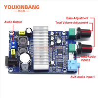 Carte d'amplificateur de subwoofer TPA3116A 100W, mini amplificateur de cinéma maison, amplificateur de puissance audio TPA3116D2, basses, DC12-24V