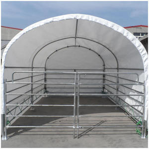 Tentes d'abri à vendre, préfabriquées en bâche PVC, étables pour bétail, tentes pour animaux, abris portables pour animaux d'élevage - Product Image 4