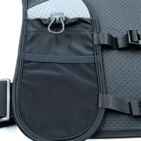 Pochette de téléphone étanche en néoprène Joyous et porte-bouteille réfléchissant, gilet d'hydratation pour la course nocturne en extérieur (hommes et femmes)