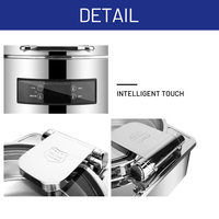 Heavybao Gewerbliche Catering-Ausrüstung Edelstahl Elektrischer Hotpot Chafer-Schalen Speisenbuffet-Präsentationswärmer