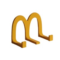 Support de téléphone universel en acrylique McDonald's en forme de M, multifonctionnel, petit, mignon, créatif et pratique pour les étudiants - Meilleures ventes