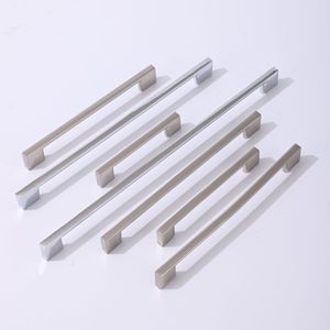 Modern Minimalist Stainless Steel Bar Handle For <b>Drawer</b> Cabinet Door Durable Furniture Hardware - Product Image 4