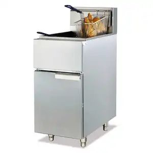 Hotel Fast Food Restaurant Commercial Gas Open Top Fryer