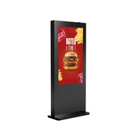 Pantalla LCD para Exteriores de 49 Pulgadas, Alto Brillo (3000 Nits), IP65 Impermeable, Kiosco Digital con Animación para Tiendas Minoristas, con SDK, de Pie