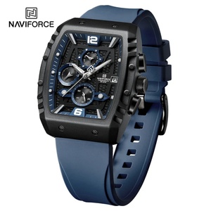 Montre pour homme NAVIFORCE 8025 originale, sport, date, montre-bracelet, marque haut de gamme, chronographe en silicone, quartz, cadeau pour homme - Product Image 4