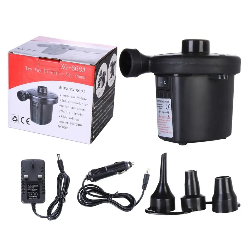 DC 12v tragbare elektrische Luftpumpe Luft matratze Boot Auto Auto Luft aufblasbare Pumpe für Auto Camping Inflator UK Plug 2020