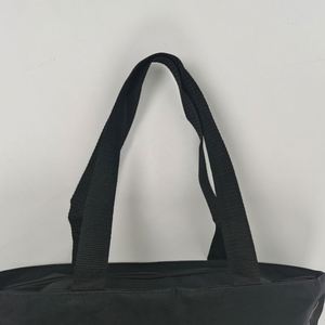 Bolso de lona extra grande, bolso de mano de lona personalizado de colores, bolso de mano Oxford negro con estampado - Product Image 6