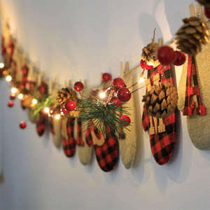 Usb <span class=keywords><strong>LED</strong></span> Dây đèn đầy đủ sao thông nón chuông không thấm nước giáng sinh Halloween cắm trại trang trí nội thất phòng trang trí nội thất Loại sản phẩm - Product Image 4