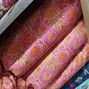 Tissu en coton Koraa classique de qualité supérieure, lourd, multi-fils, fait à la main, point de chaînette, respirant, pour vêtements élégants et maison - Product Image 1