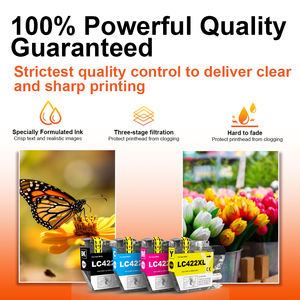 Cartouche d'encre compatible couleur Topjet <span class=keywords><strong>LC422</strong></span> 422XL 422 LC422XL pour imprimante Brother MFC-J5340D MFC-J5345DW MFC-J5740DW - Product Image 4