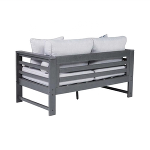 أريكة خارجية من البولي إيثيلين عالي الكثافة للشرفة والحدائق، مقاومة للماء والأشعة فوق البنفسجية، كرسي استرخاء للفنادق والمنتجعات والحدائق - Product Image 3