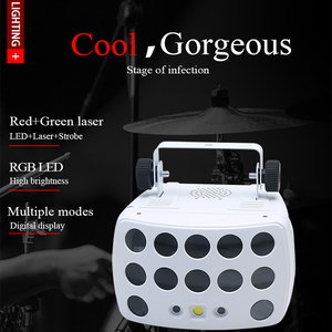 Proiettore Laser DJ 4 in 1 Rosso Verde per Illuminazione Scenica, Effetto Lucciola, Attivazione Musicale - Il Più Venduto - Product Image 3