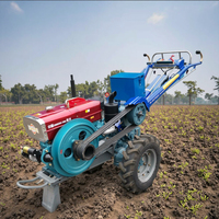 Tracteur agricole 16 CV pour machines agricoles, motoculteur mini pour ferme et jardin, fourni par des fabricants chinois