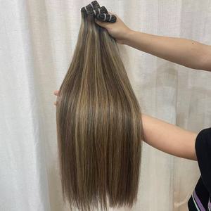 Ghrehair 100% 人类生发超级双拉伸处女发纬纱天然和最高品质越南束批发 - Product Image 2