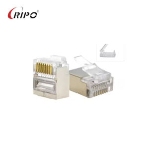 Conector RJ45 integrado de cuerpo corto CAT5E FTP, bloques de terminales Blindados de 1Gbps para servidor de centro de datos, cableado en rack, ahorro de espacio - Product Image 3