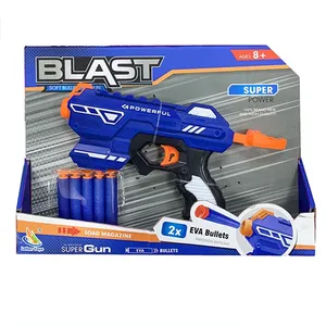 Blue Color Soft Bullet Gun With 5 EVA Bullet