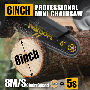 Swansoft Chainsaw Battery Powered Pruning Pole <b>Saw</b> <b>Mini</b> Cordless Chain <b>Saw</b> - Product Image 5