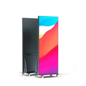 Écran d'affichage numérique LED publicitaire portable, autoportant et mobile - Product Image 1