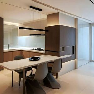 ตู้ครัวแบบฝังผนังราคาดี ขายส่ง ตู้ครัวแบบติดผนัง ตู้ครัวแบบโมดูลสำหรับบ้านพักตากอากาศ - Product Image 2