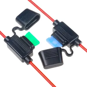 Waterproof Custom Auto Fuse Tap Adapter Blade Car Fuse Holder 30A Amp InLine Medium Fuse Holder For Auto