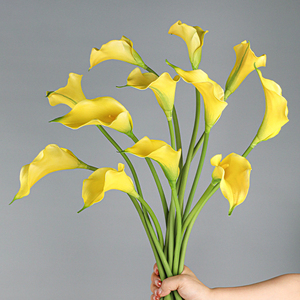 Fiori Artificiali Best Seller in EVA, Calla Nera e Viola, Centrotavola per Matrimoni, Decorazioni Floreali Realistiche all'Ingrosso - Product Image 4