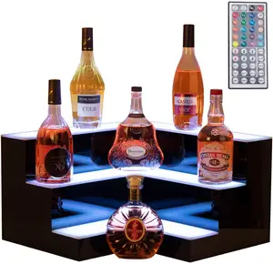 Led ışıklı şişe sunum şarap bar salonu parti etkinlikleri için gece kulübü şarap mutlak viski bira fier fier ekran sunum