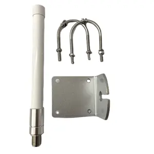 Omni-Direktions-2.4G WLAN-Antenne Langstrecken-Outdoor-Fiberglas-Antenne wasserdicht mit Metallhalterung