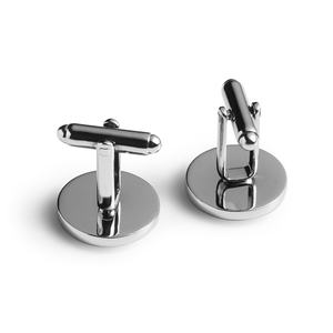 Promotion Gifts Make Custom <b>Cufflinks</b> Men Shirts Double Plating Silver <b>Cufflink</b> - Product Image 6